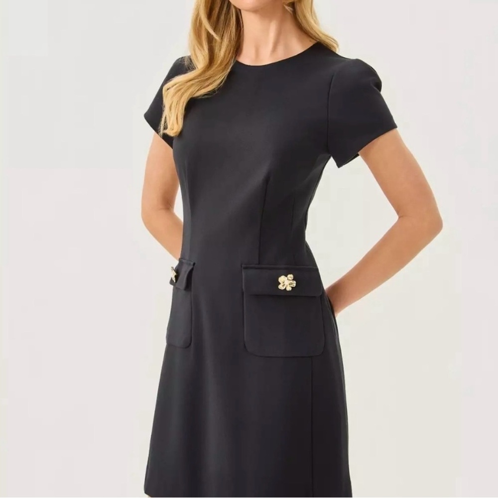 NWOT Lilly Pulitzer Black Fallon Dress - Picture 3 of 10